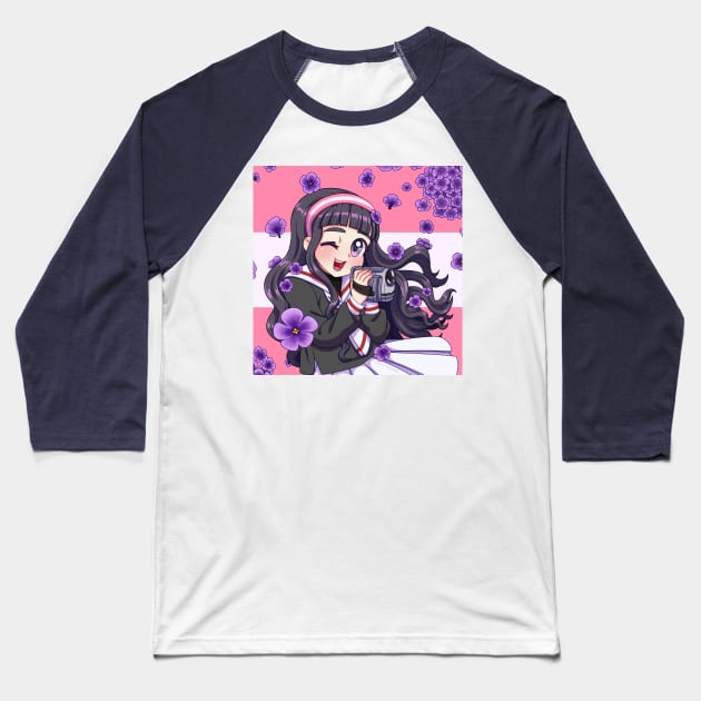 Sapphic Tomoyo🌸 Baseball T-Shirt by Doutarina